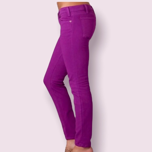 Current Elliott The Ankle Skinny Jeans in Purple. Size 27. EUC - Picture 2 of 9